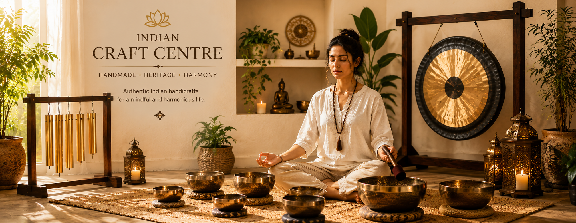 <h5>Best Singing Bolws & Other Meditation Items</h5><h6>Free Delivery in INDIA</h6>