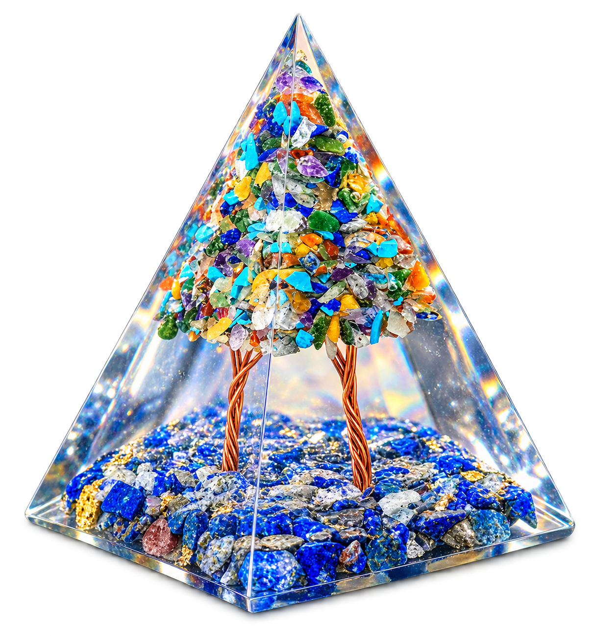 Multi-Colour with Blue Base