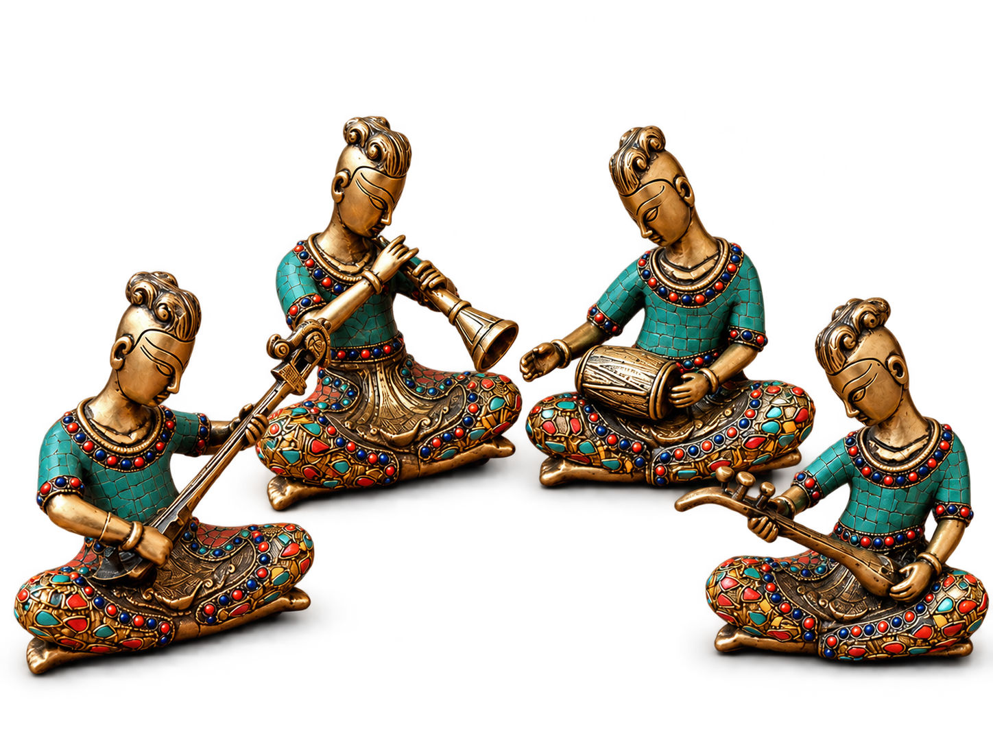 Hand-Painted Multicolor Enamel Finish