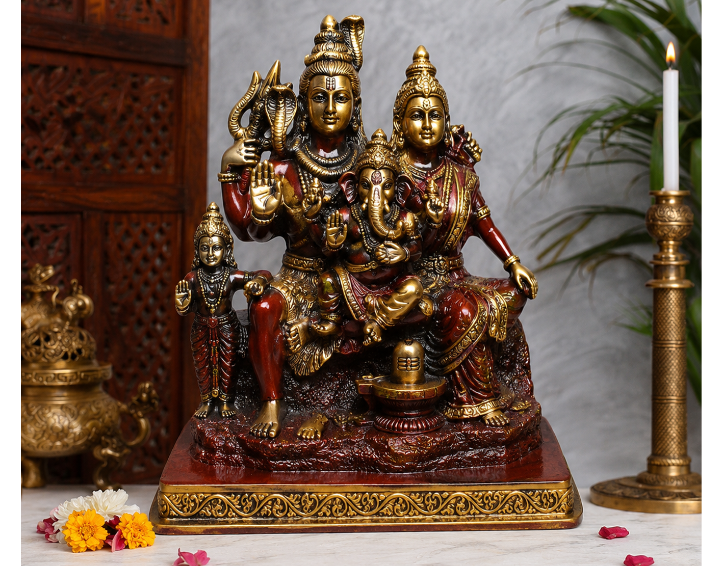 Shiva Family Statue