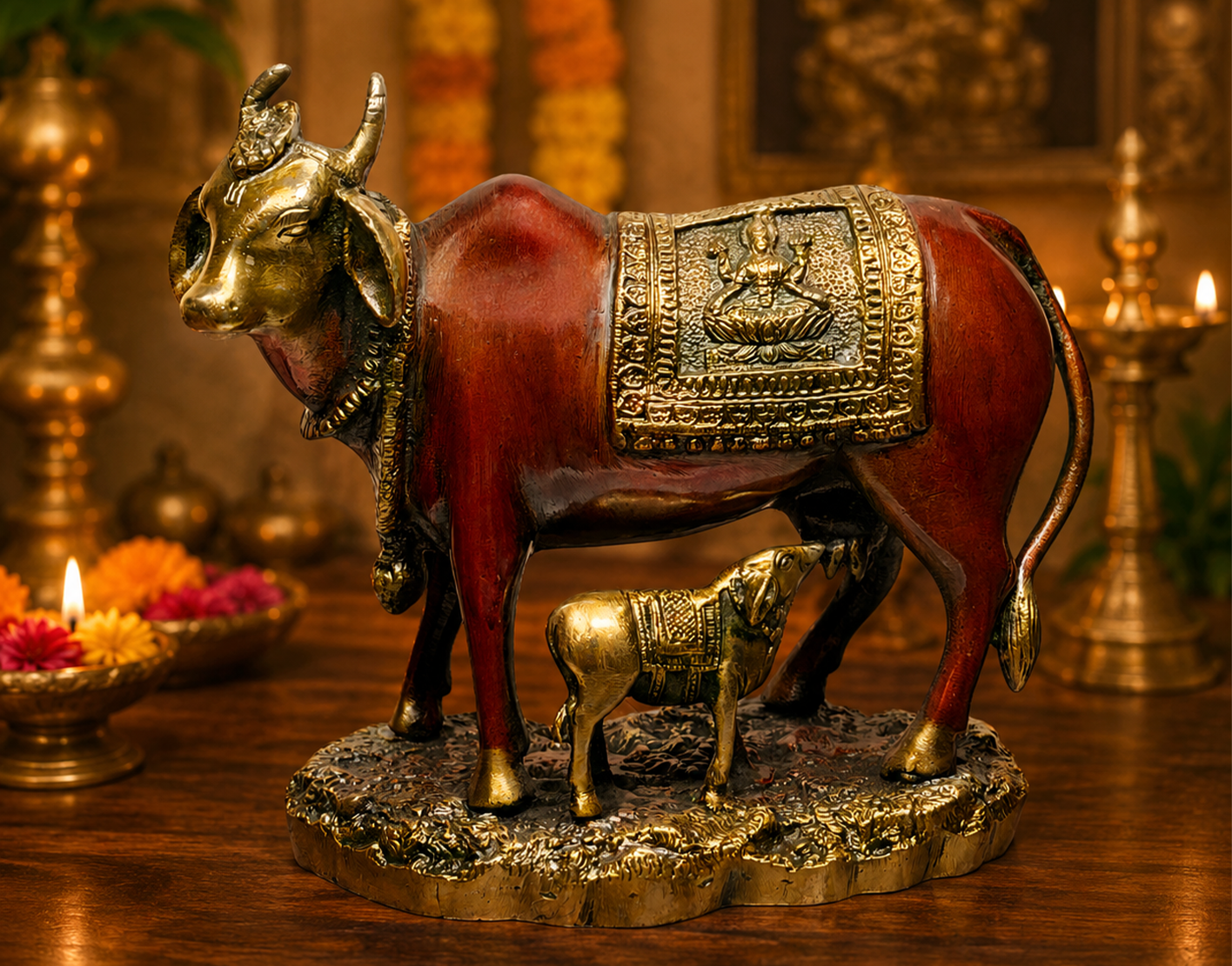 Gaumata with Calf Statue