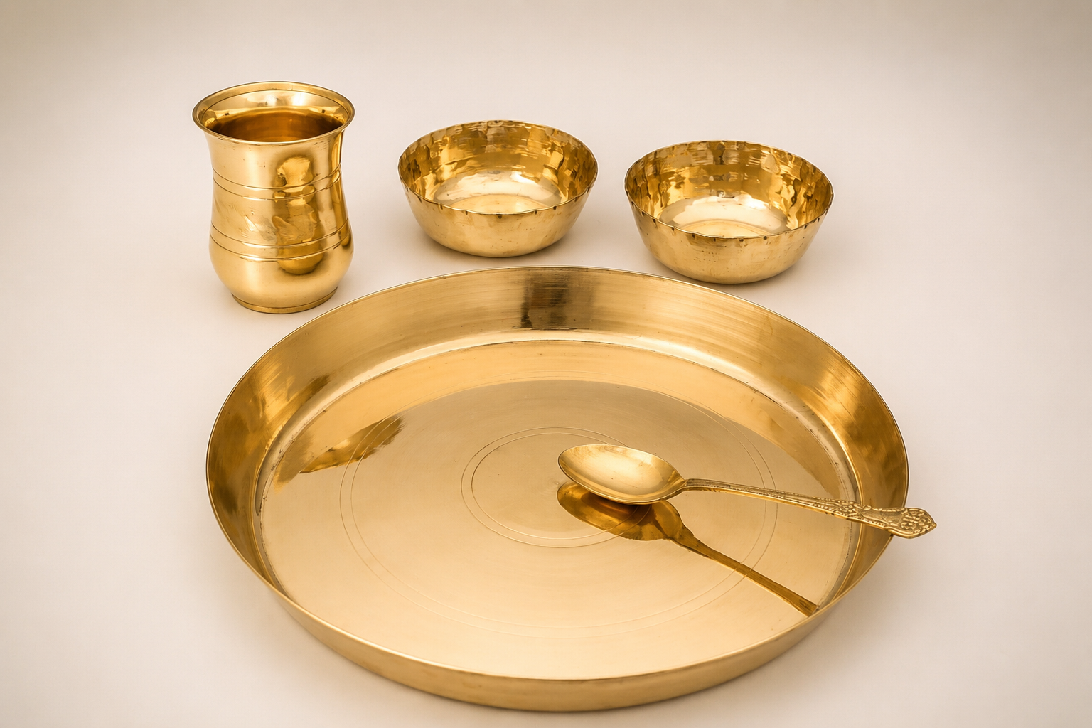 Kansa Thali Set of 2 Bowl