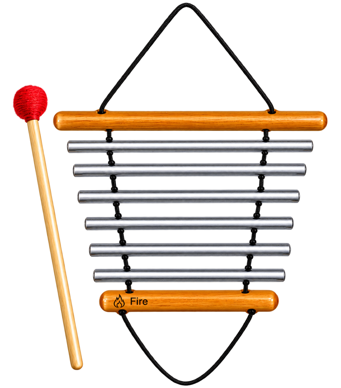6-Bar Swinging Chime-Fire Element(🔥)