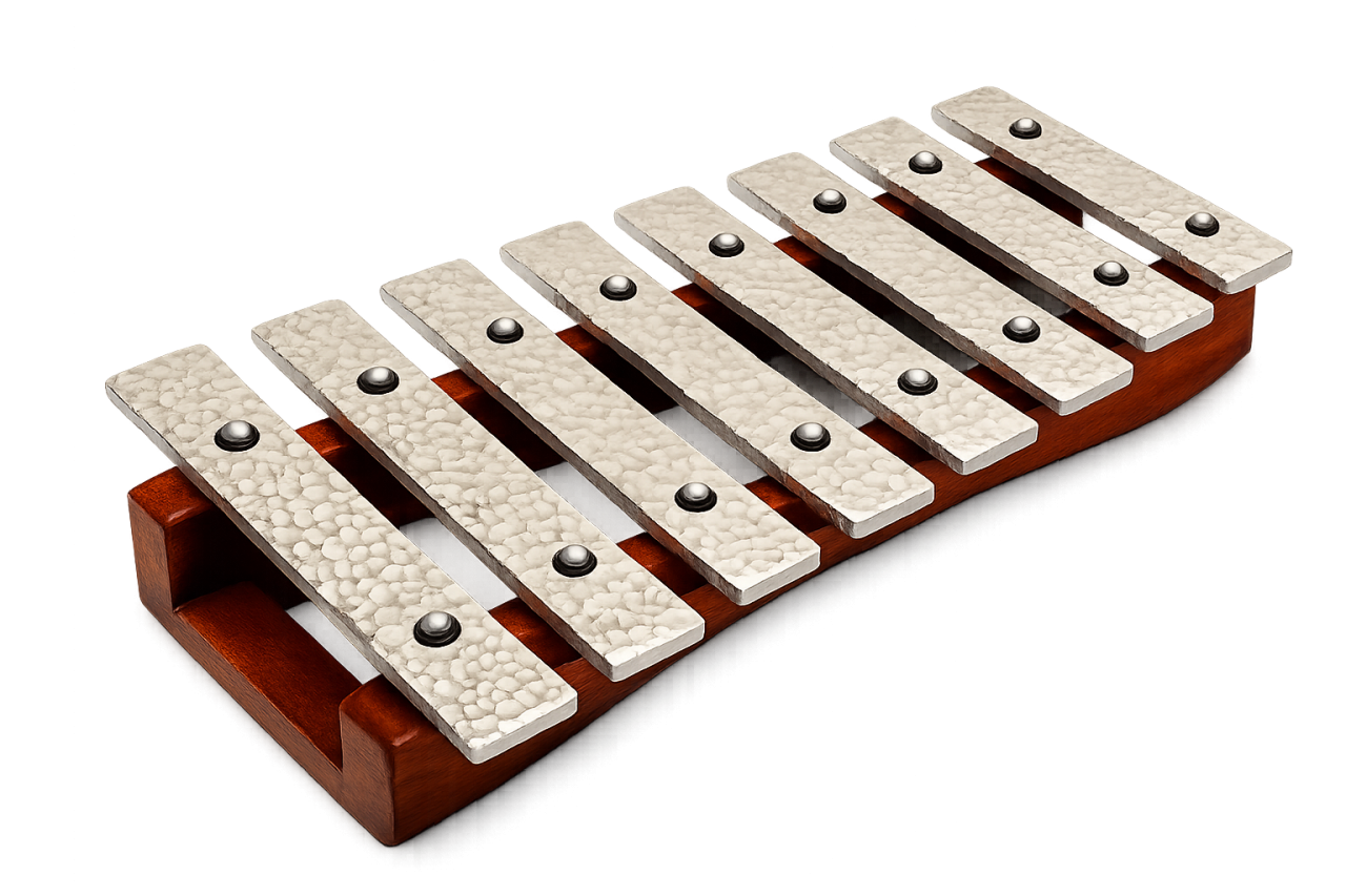 8-Note Aluminium Metallophone