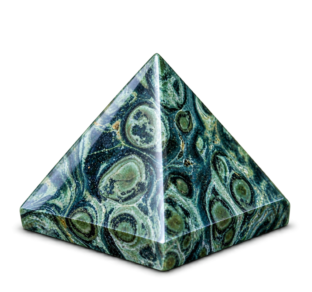 Kambaba Jasper Crystal Pyramid