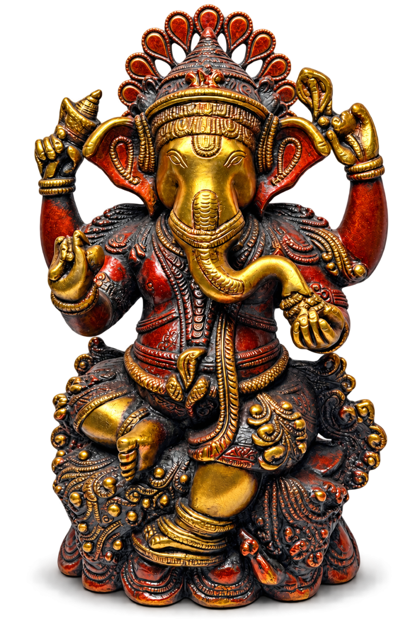 Lord Ganesha Brass Statue