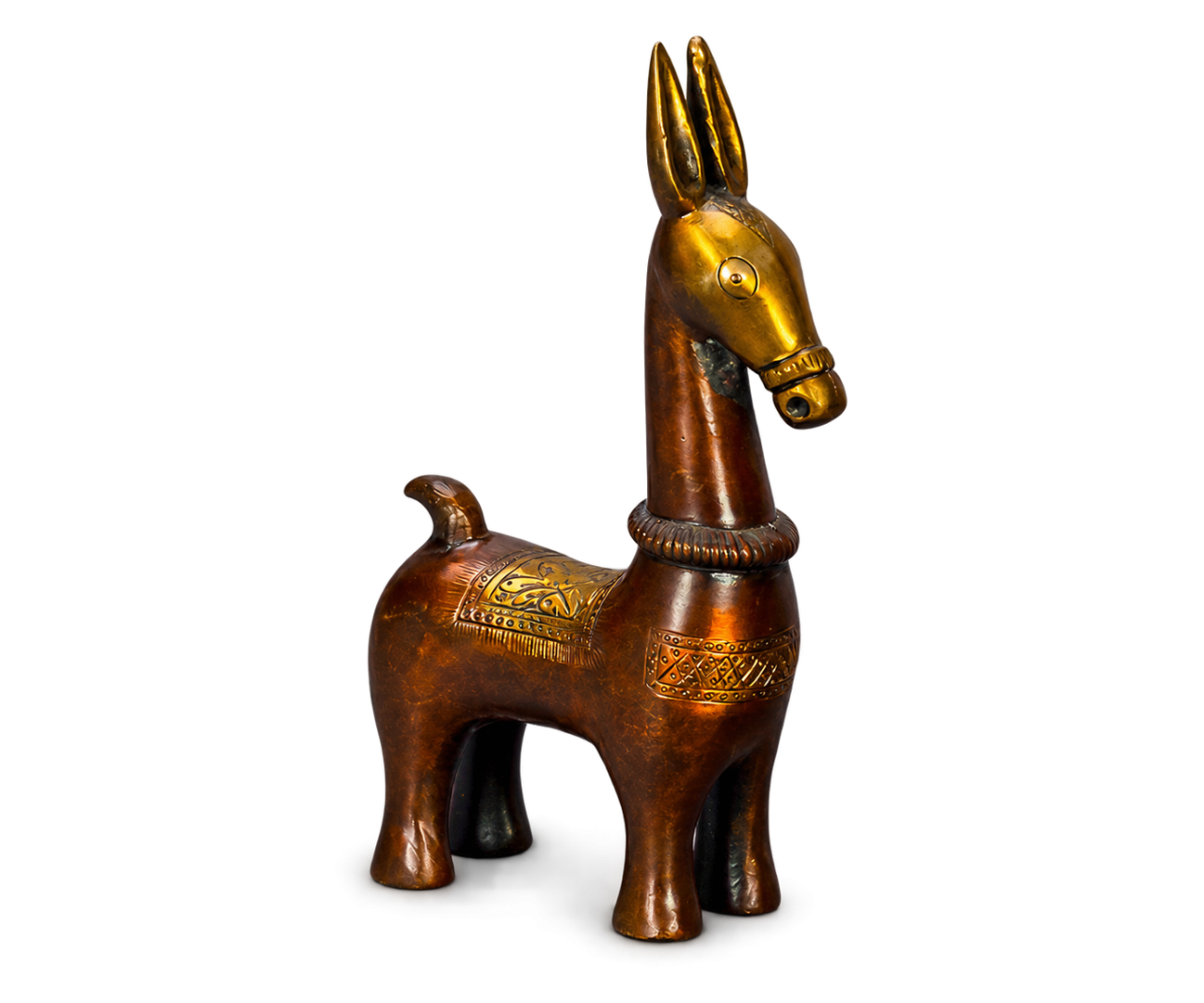 Brass Horse Statue