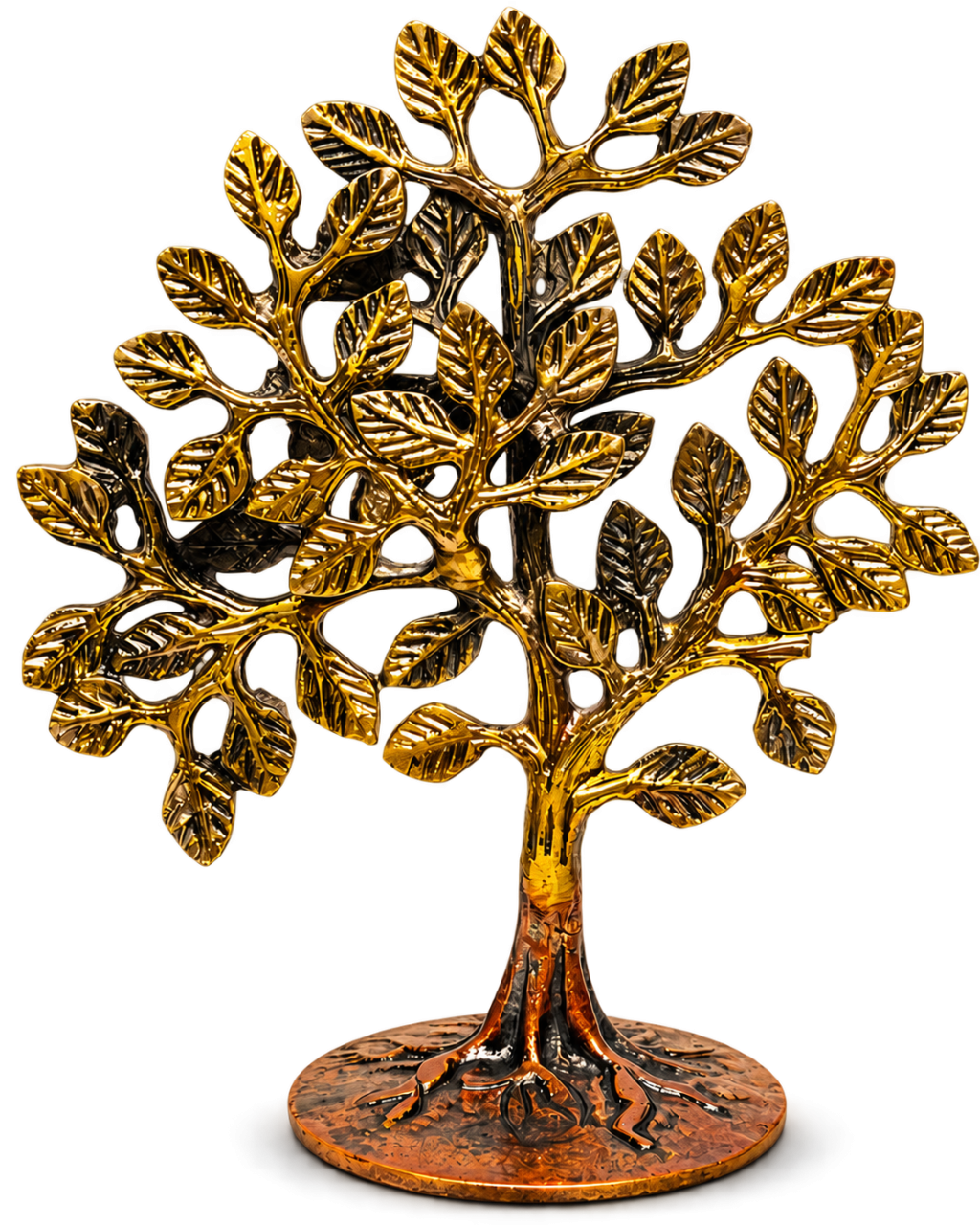 Brass Tree of Life Sculpture