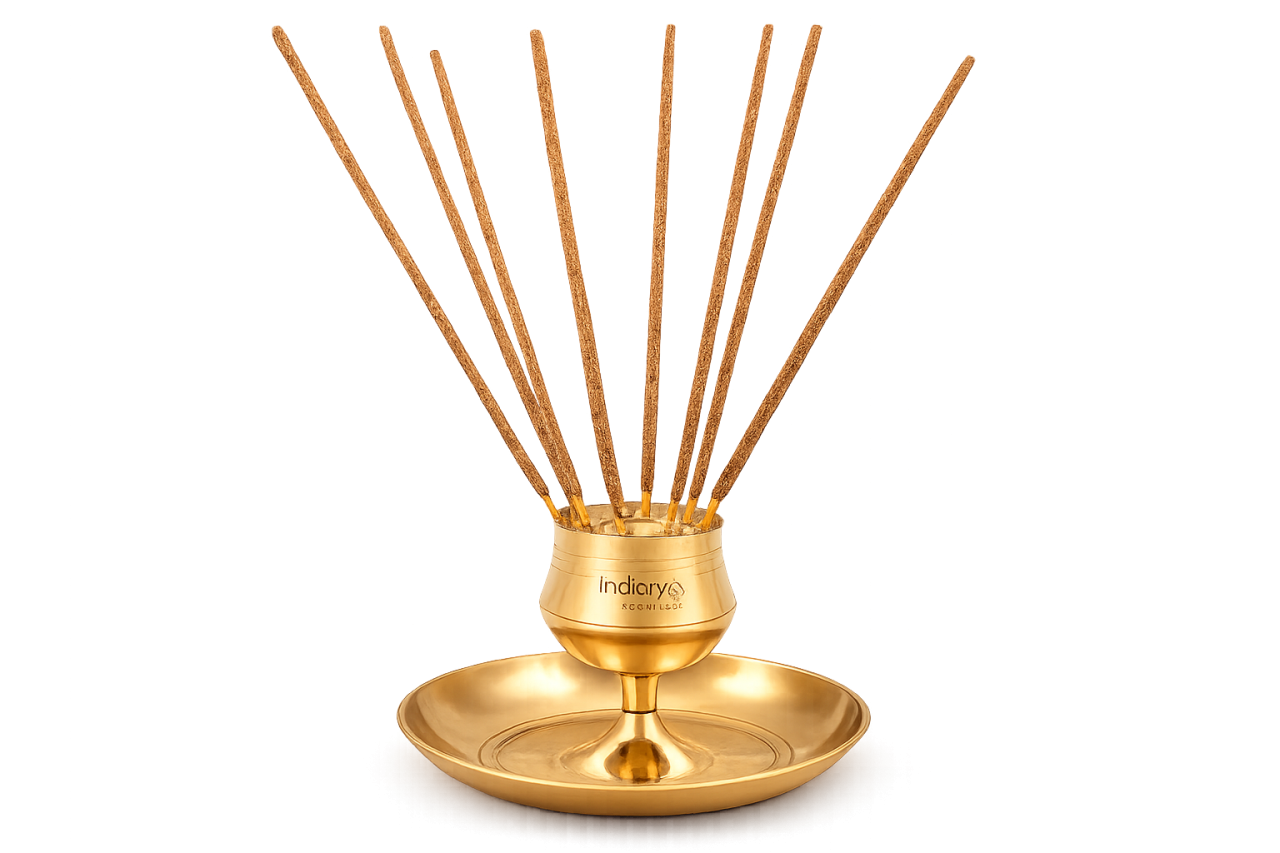 Brass Lotus Flower Incense Stick Holder