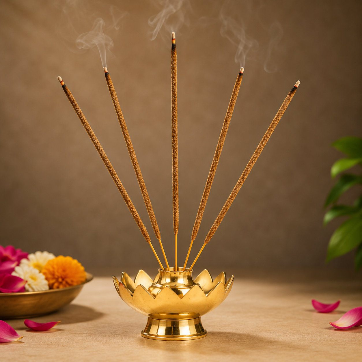 Premium Lotus Incense Stick Holder