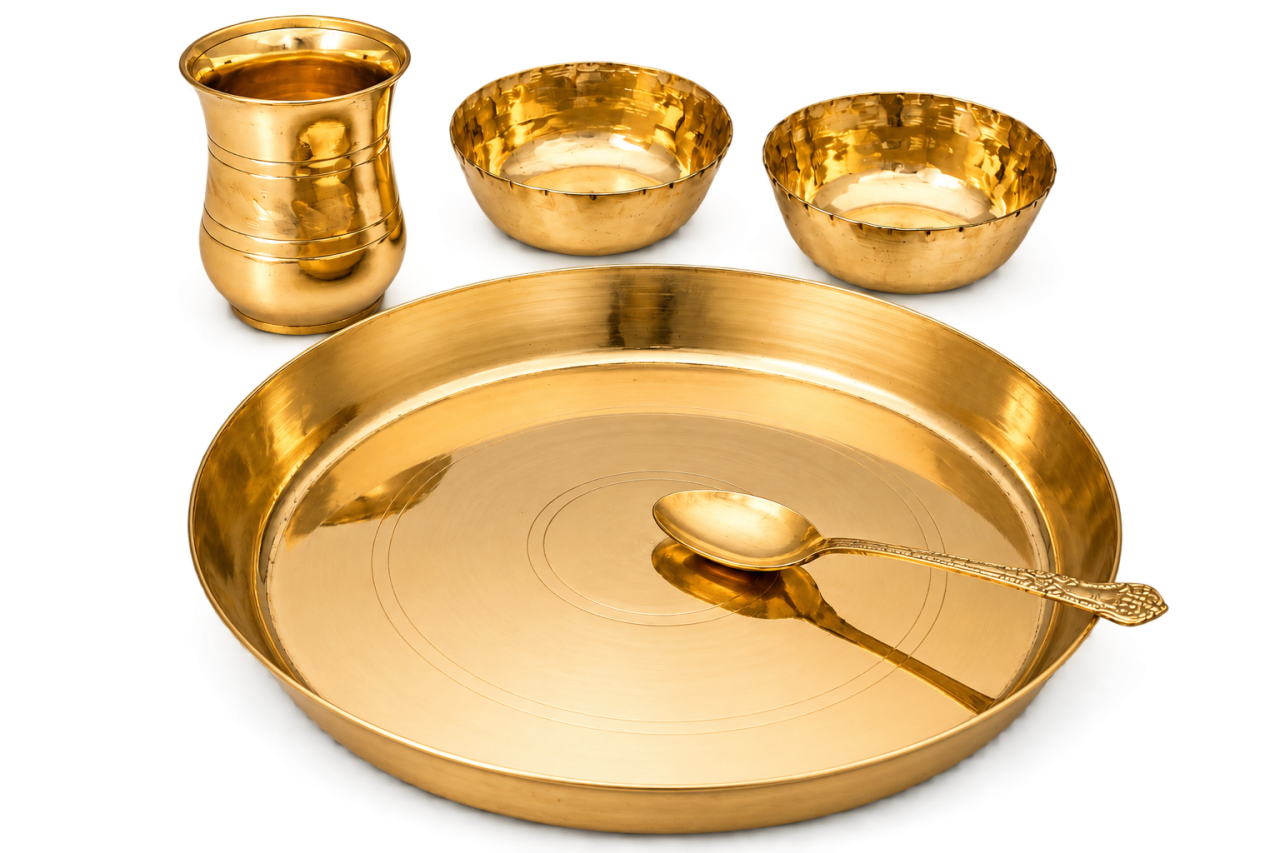 Kansa Thali Set of 2 Bowl