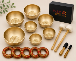 Flower of life 7-Piece singing bowl Set