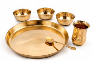 Kansa Thali Set Of 3 Bowl