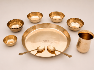 Kansa Thali Set of 5 Bowl
