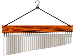 36-Bar Wooden Rod Meditation Chime