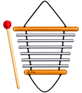 6-Bar Swinging Chime-Fire Element(🔥)