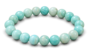 Natural Amazonite Bead Bracelet