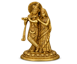 Radha Krishna Brass Idol