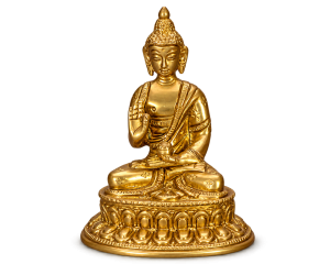Antique Buddha brass Statue