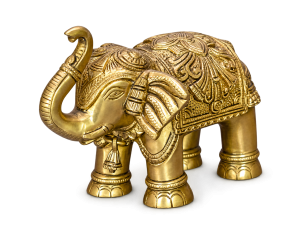 Brass Elephant Statue