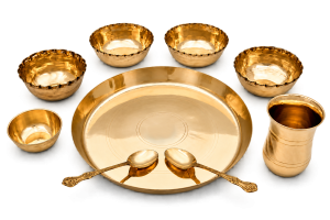 Kansa Thali Set of 5 Bowl